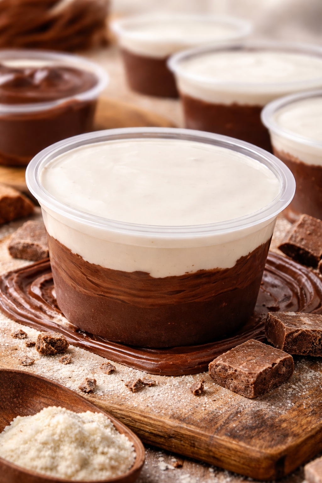 Gelato Ninho com chocolate