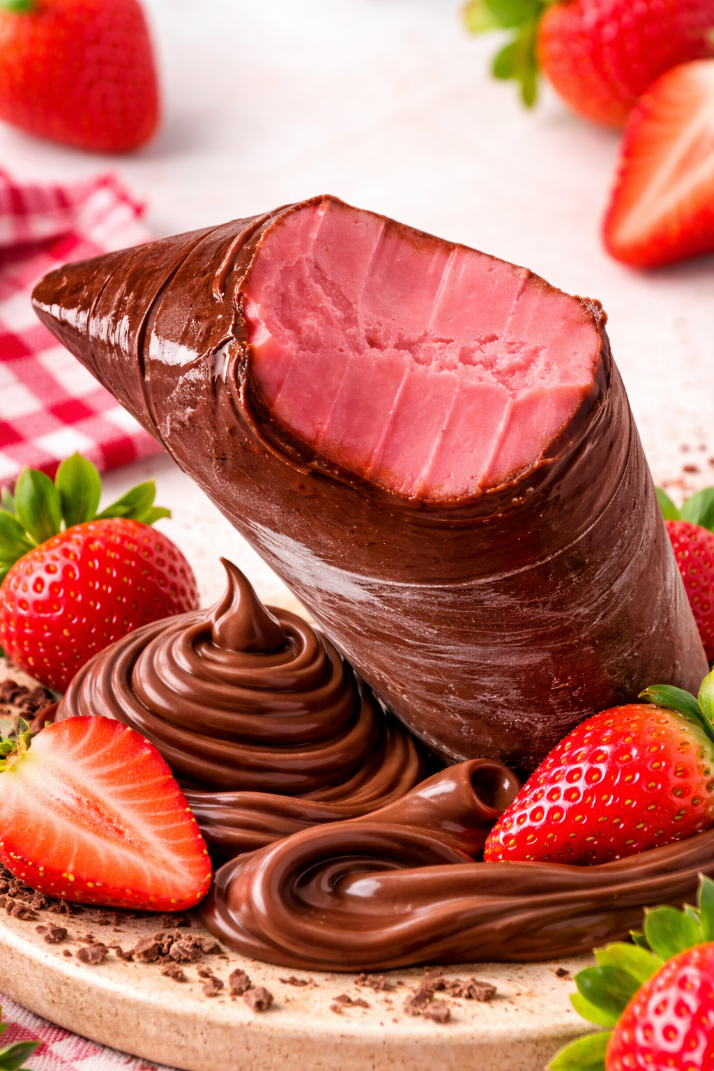 Morango com Nutella
