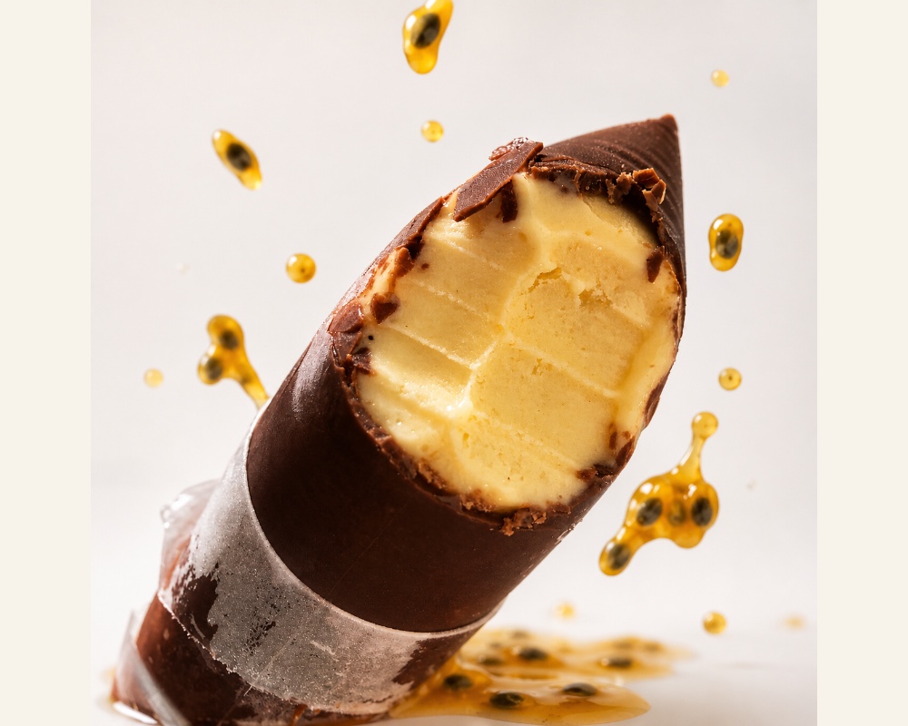 Mousse de maracuja trufado
